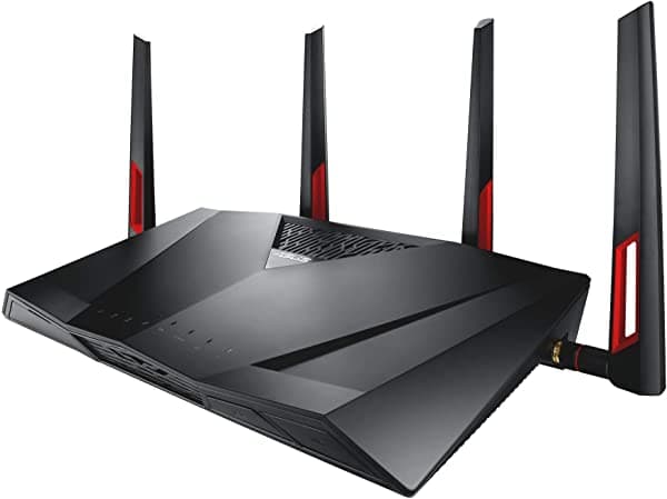 ASUS DSL-AC88U - Router inalámbrico de doble banda (2,4 GHz/5 GHz) Gigabit Ethernet Nero 90IG02W1-BN3G10