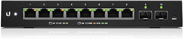 Ubiquiti Networks EdgeSwitch 10XP, Conmutador Gigabit gestionado de 10 puertos con PoE (ES-10XP)