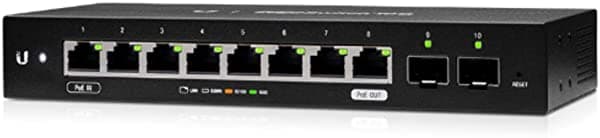 Ubiquiti EdgeSwitch 10X, switch Gigabit de 10 puertos con paso PoE (ES-10X)