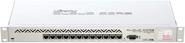 MikroTik CCR1016-12G Cloud Core Router, CCR1016-12G (Cloud Core Router w. 12x1000-T, LCD, 16 núcleos x 1.2GHz CPU, 2GB RAM, RouterOS L6)