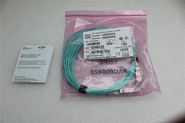 Cable óptico activo HPE 25Gb SFP28 a SFP28 49.2 ft HPE 25Gb SFP28 a SFP28 49.2 ft Cable óptico activo