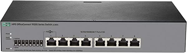 HPE | jl380 a | OfficeConnect 1920s 8 G interruptor, incluye IP de alimentación PoE + opciones para dispositivos