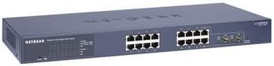 Netgear ProSafe gs716t Ethernet Switch - 16 Port - 2 Slot ProSafe 16port 10/100/1000 Gig Smart Switch 16 - 10/100/1000Base-T - 2 x SFP