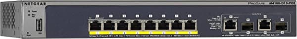 Netgear ProSafe FSM5210P 8 puertos Fast Ethernet switch administrado con PoE 10/100 Mbps FSM5210P-100NES
