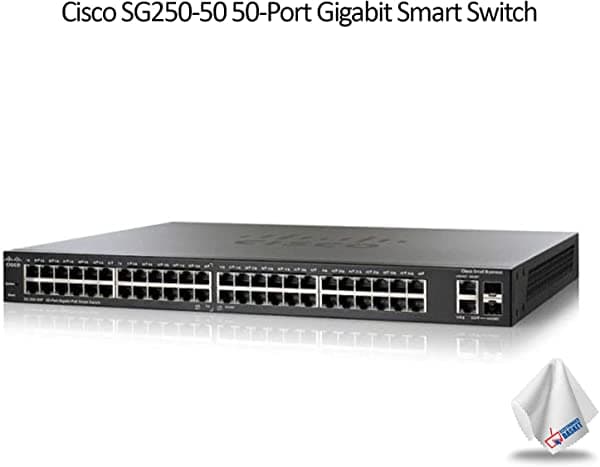 Conmutador inteligente Gigabit de 50 puertos SG250-50 de Cisco (SG250-50-K9-NA)