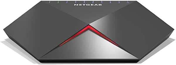 NETGEAR GS810EMX Nighthawk Pro Gaming SX10 Gigabit Ethernet 8 puertos Switch con 2 x 10 G/Multi-Gig Uplinks, Negro GS810EMX-100NAS