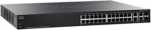 Cisco Small Business SF300-24PP - Switch - L3 - Gestionado - 24 x 10/100 (PoE+) + 2 x Combo Gigabit SFP + 2 x 10/100/1000 SF300-24PP-K9-UK