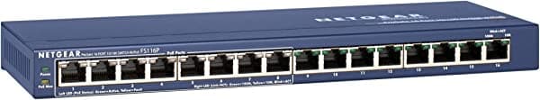 Switch de Ethernet de alta velocidad de 5 puertos ProSAFE de Netgear, FS105NA FS116PNA