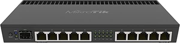 MikroTik RB4011IGS+RM Router Cableado Ethernet LAN Negro Red eficiente y confiable