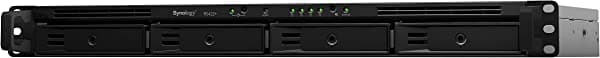 Synology Estación de montaje en rack NAS RS422+ de 4 bahías (sin discos), color negro