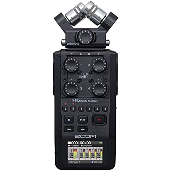 Zoom H6 - Grabadora de mano negra (renovada) H6/BLK-cr