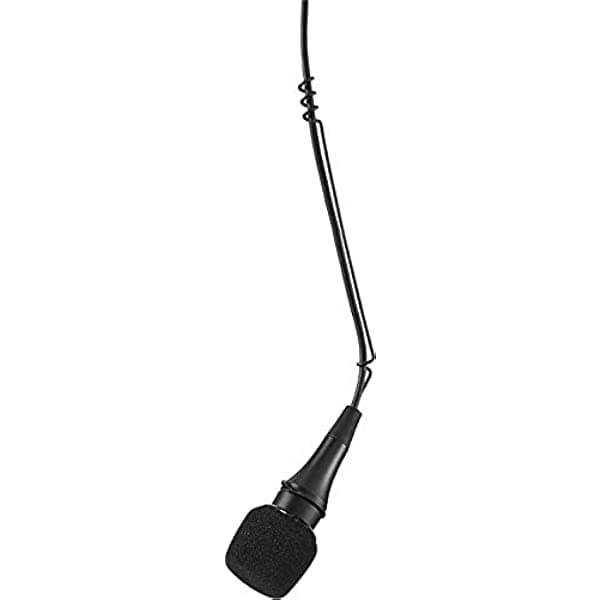 Micrófono de condensador colgante Shure CVO-W/C, cable de 25 ft, micrófono cardioide, Negro CVO-B/C