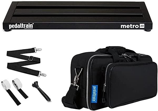 PT-M20-SC Pedaltrain Metro 20 con funda suave, color negro