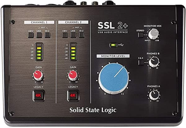 SSL SSL2+ Interfaz de audio USB recondicionada para grabación y producción musical SSL2+-cr