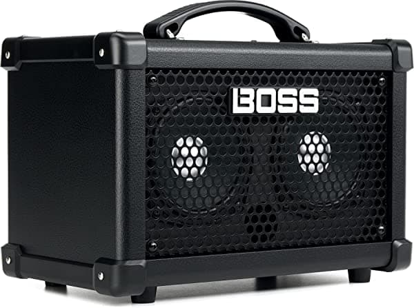 BOSS DCB-LX Dual Cube LX Amplificador Combo de Bajo 2 x 5 pulgadas, 10 vatios, Portátil