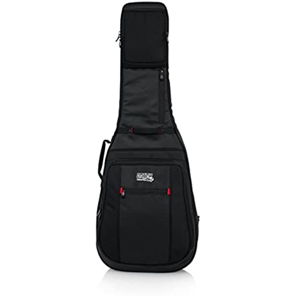 Gator Cases Pro-Go Ultimate - Bolsa para conciertos de guitarra; se adapta a guitarras acústicas (G-PG ACOUSTIC), color negro