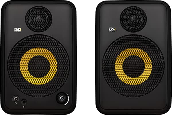 KRK GoAux - Monitores portátiles de 4 pulgadas (GOAUX4-NA)