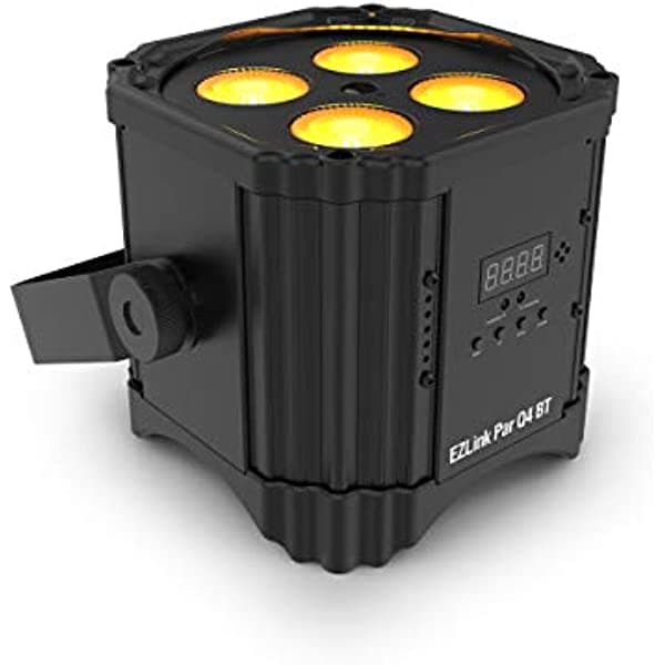 CHAUVET DJ Unidad de luz de escenario, negro (EZlink Par Q4 BT)