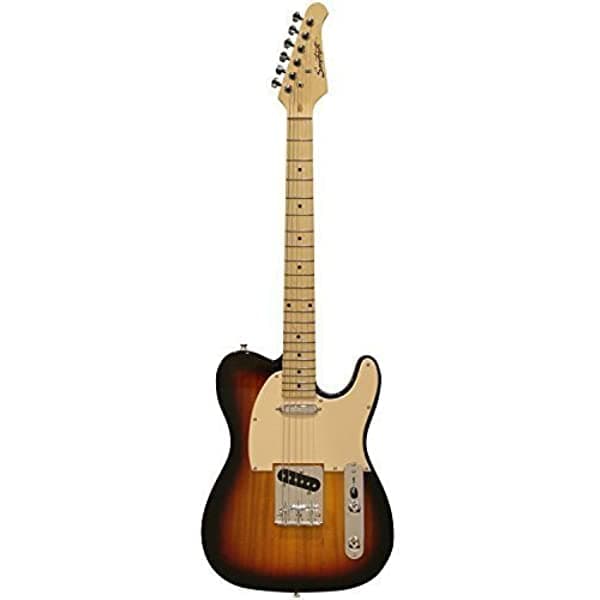 Sawtooth Et Series Guitarra Eléctrica Sunburst Con Golpeador Blanco Envejecido ST-ET-SBW