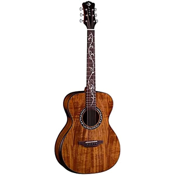 Luna Vineyard Koa Bevel Folk Guitarra electroacústica - Gloss Natural