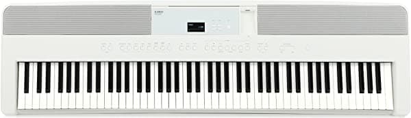 Kawai ES520 Piano digital de 88 teclas con altavoces, color blanco ES 520 W