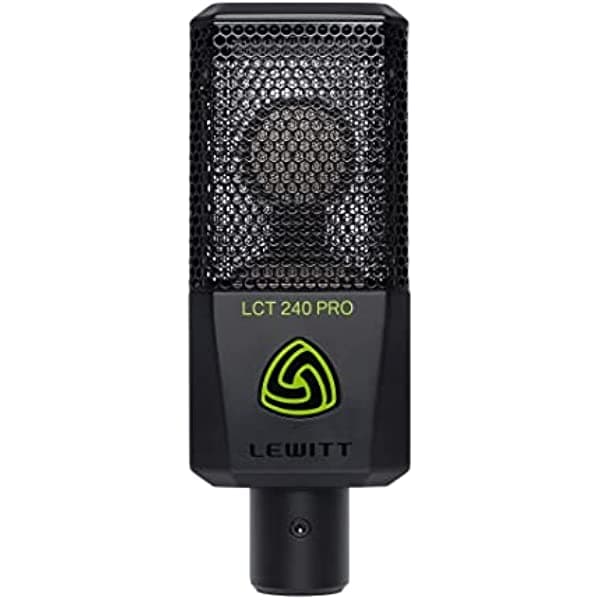 Lewitt lct-240-pro compacto micrófono de condensador (reacondicionado certificado), Negro AMS-LCT-240-PRO-BLK-cr