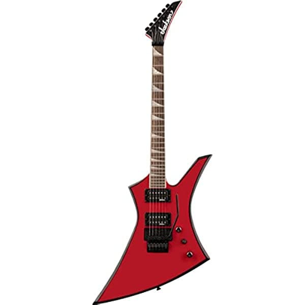 Jackson X-Series Kelly Kex Ferrari Rojo Con Biseles Negros 2919904539