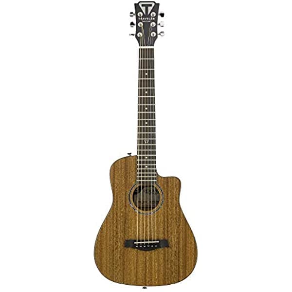 Traveler Guitarras acústicas de 6 cuerdas, derecha, caoba (RM MH)