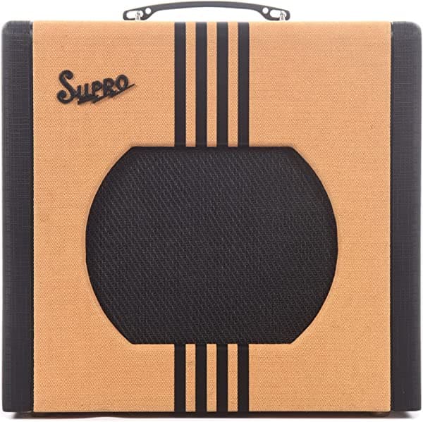 Supro Delta King - Amplificador combo valvular (12.0 x 12.0 pulgadas), negro 1822RTB