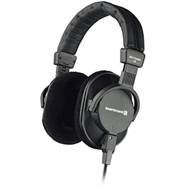 Beyerdynamic DT-250-80OHM - Auriculares dinámicos ligeros cerrados para aplicaciones de transmisión y grabación, 80 ohmios AMS-DT-250-80OHM