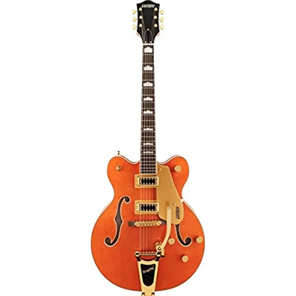Gretsch G5422TG - Guitarra eléctrica electromática clásica de doble corte con Bigsby, color naranja 2506217512