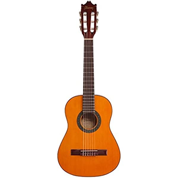 Ibanez Guitarra clásica de 6 cuerdas, derecha, natural (GA1)