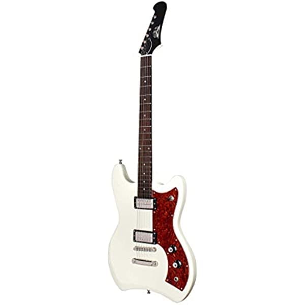 Guild Guitars Jetstar ST - Cuerpo sólido eléctrico, blanco vintage con cola de parada, colección Newark St 379-0500-828