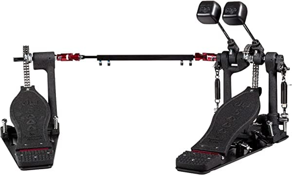 Drum Workshop DW DWCP5002AD4 Serie 5000 - Pedal doble opaco con funda