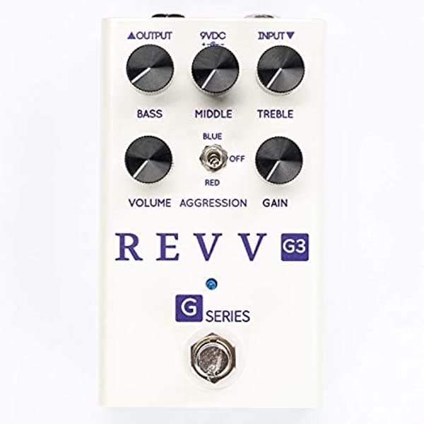 Revv Amplification G3 Overdrive & Distortion Pedal Pearl White