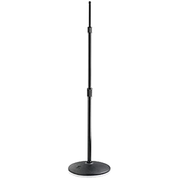 Atlas Sound MS43E - Soporte de micrófono ajustable (3 secciones, color ébano