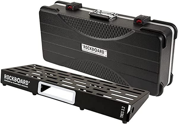 RockBoard 3.2 TRES Pedalboard con estuche Touring ABS 23.5" x 9.29" RBO B 3.2 TRES A ABS