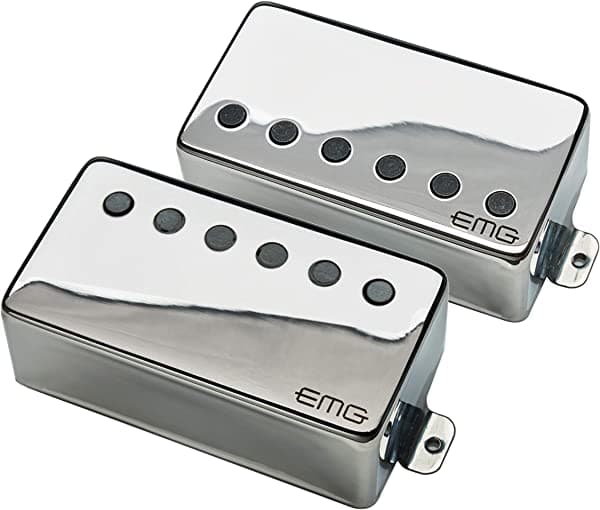 EMG 57/66 TW Juego de pastillas Humbucker de modo doble, cromado (7154.00)