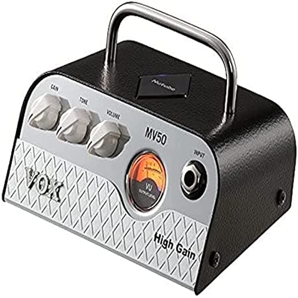 Vox 100021885000) - Cabezal de amplificador de bajo, color negro y plateado