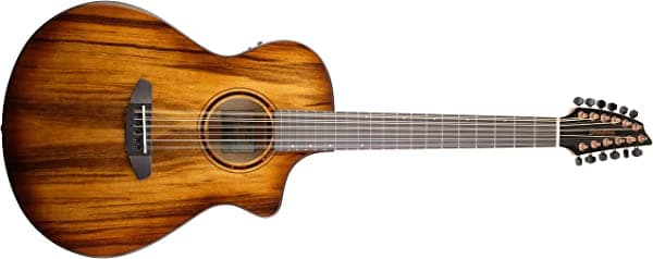 Breedlove Pursuit Exotic S Concert - Guitarra electroacústica de 12 cuerdas, ámbar CE PSCN49XCEMYMY