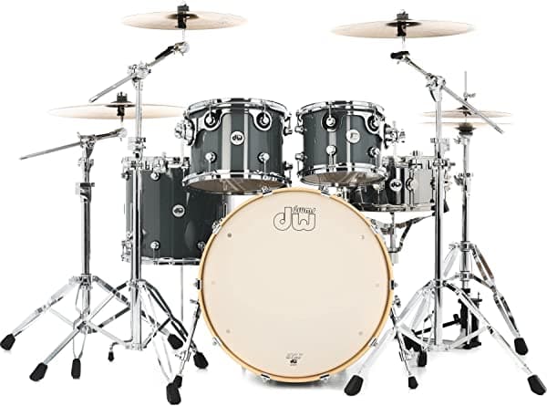 DW DDLG2214SG Design Series - Paquete de 4 piezas, color gris acero