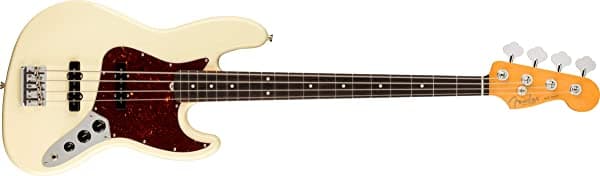 Fender American Professional II Jazz Bass - Blanco olímpico con diapasón de palisandro 193970705
