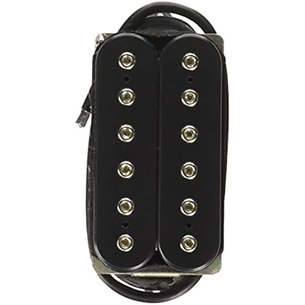 DiMarzio Gravity Storm Steve Vai Signature Pickup, cuello, con espacio en F, Negro 308970