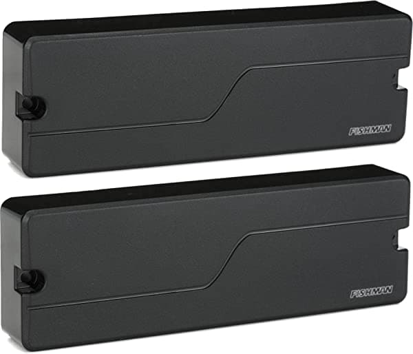 Fishman Fluence Bass - Juego de pastillas de graves de 6 cuerdas, color negro