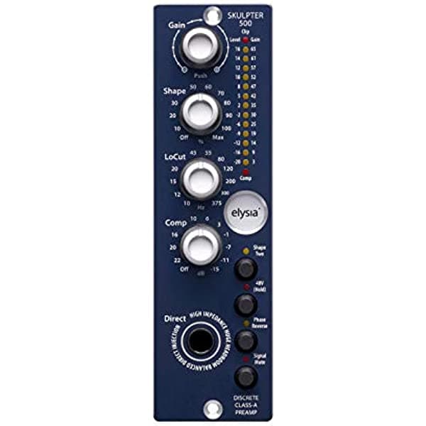 Elysia skulpter 500 - 500-Series preamplificador discreto class-a 500 Series overol preamplificador/canal