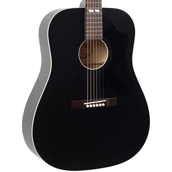Recording King RDS-7-MBK Dirty 30's Series 7 Dreadnought Guitarra acústica, negro mate