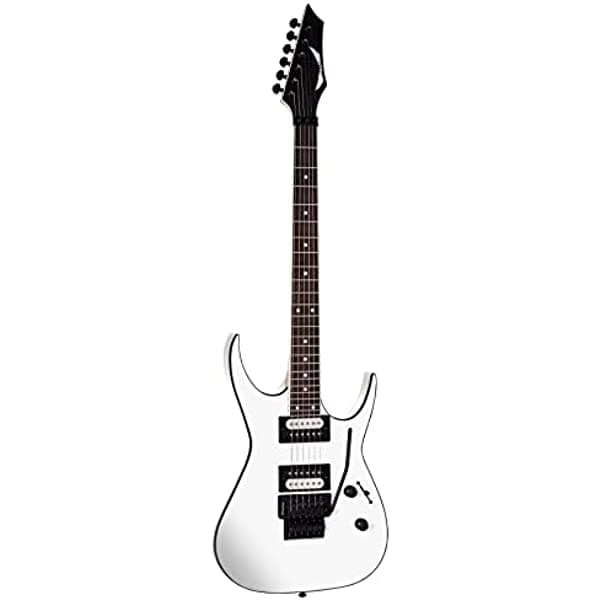 Generic Dean Exile X Floyd Guitarra, diapasón indio, acabado blanco satinado DEAN_EXILEX_F_SWH_NFBA