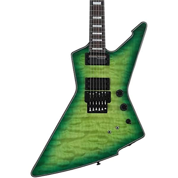 Schecter E-1 FR S - Guitarra eléctrica de edición especial - Green Burst