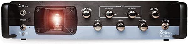 Geartree Kustom DE1200 HD Deep End - Cabezal amplificador de bajo clase D híbrido valvular de 1200 vatios