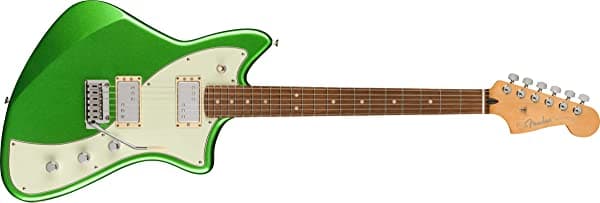 Fender Guitarra eléctrica de cuerpo sólido de 6 cuerdas, derecha, jade cósmico (147353376)